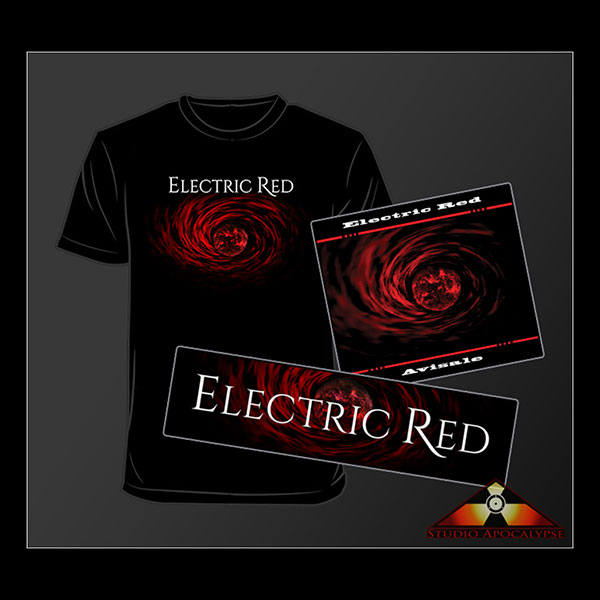 Samples of more Electric Red merchandise we've designed