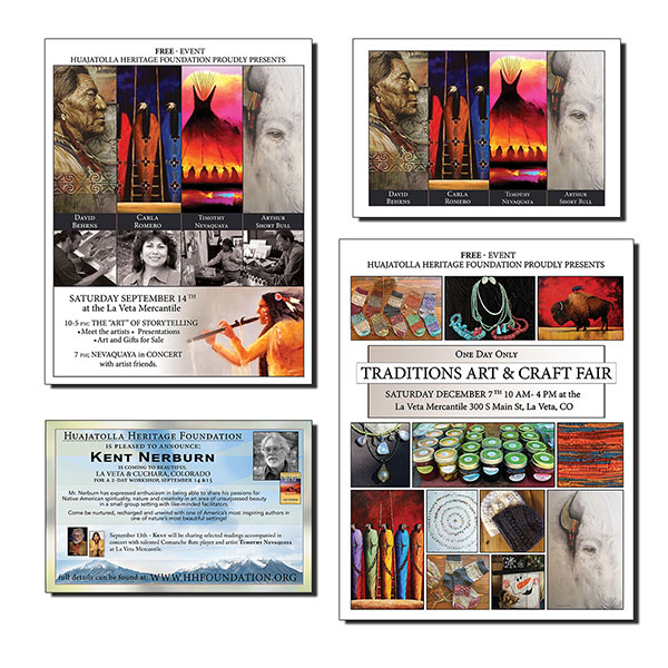 Posters and Postcard samples