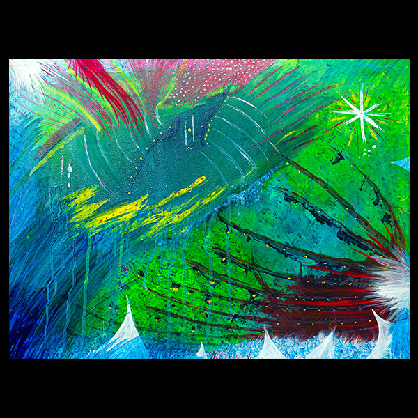 Painting - Quasar 87G