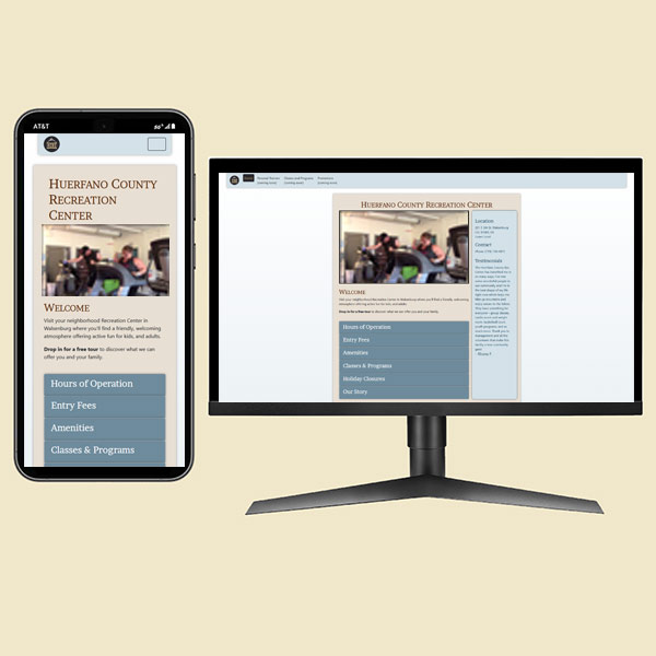 Wesite Site for Huerfano County Rec Center